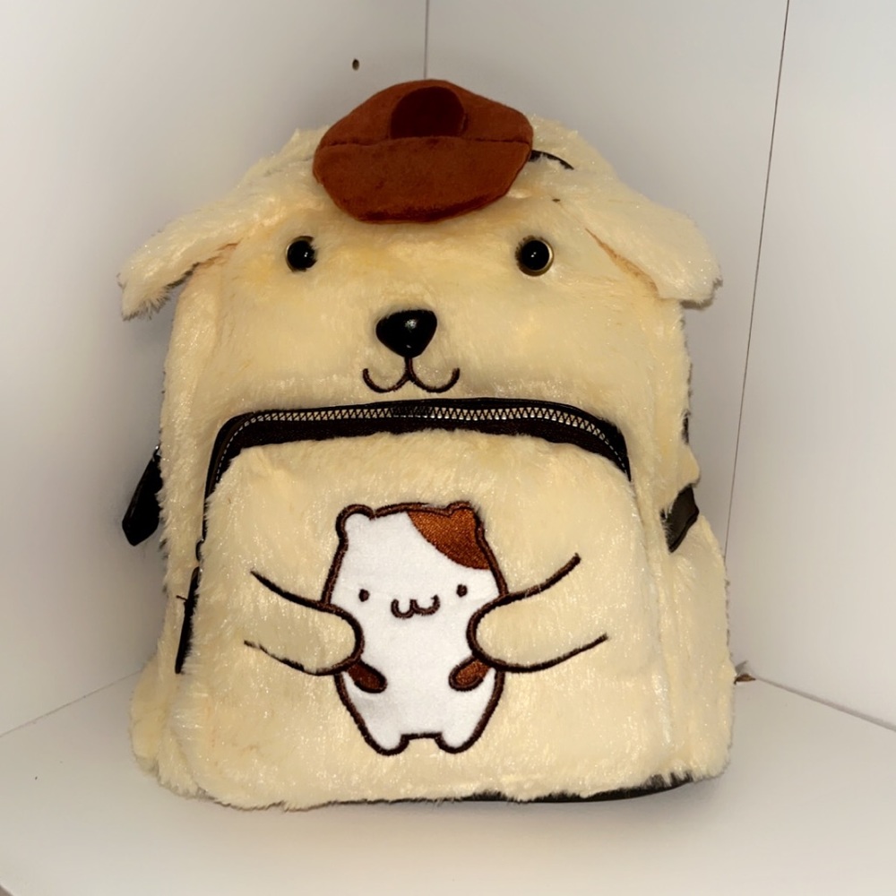 Pompompurin plush backpack